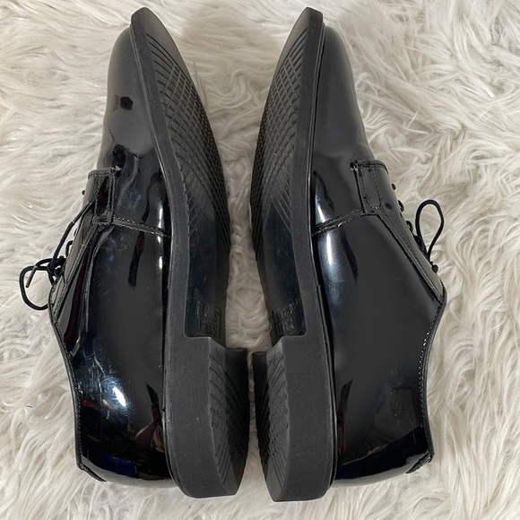 BATES LITES High Gloss Patent Leather Black Oxford Military Dress Shoes Size 8.5 - Picture 8 of 12